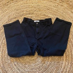 Hollister Women’s L Ultra High-Rise Black straight utility pants
